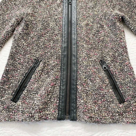 rag & bone Lory Tweed Leather Trim‎ Jacket - Picture 7 of 11